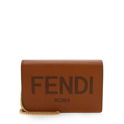 fendi embossed leather iphone|fendi leather wallet.